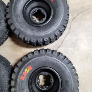 ike New MAXXIS RAZR Tires on DWT Beadlock Wheels – Full Set
